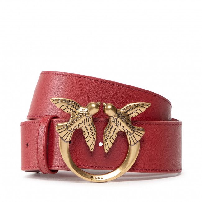 Cintura da donna PINKO - Love Berry Simply H4 Belt Al 22-23 PLT01 1H212V Y5H7 Ruby Red R72Q