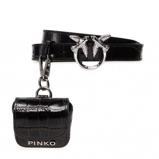 Cintura da donna PINKO - Brevis H2 Belt 1H2140 A03I Nero Limousine/Shiny Nickel Z99N