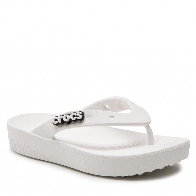 Infradito Crocs - Classic Platform Flip W 207714 White