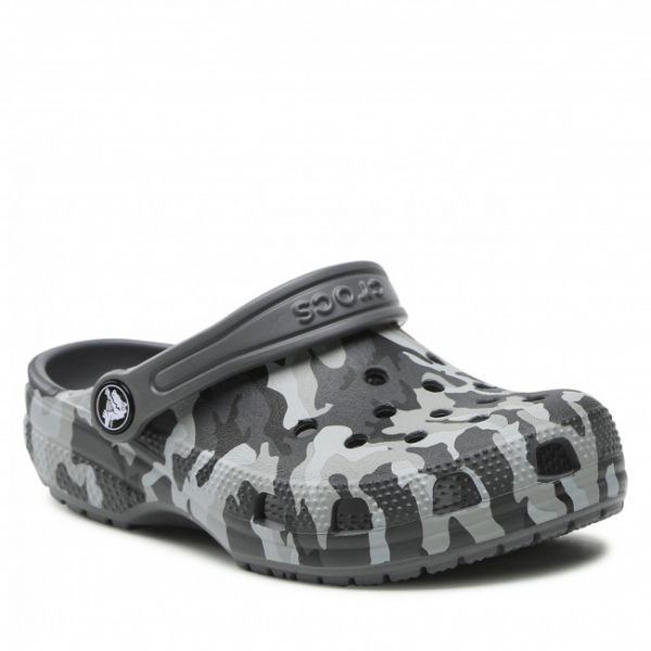 Ciabatte Crocs - Classic Camo Clog 207594 Black/Grey Ciabatte Crocs - Classic Camo Clog 207594 Black/Grey