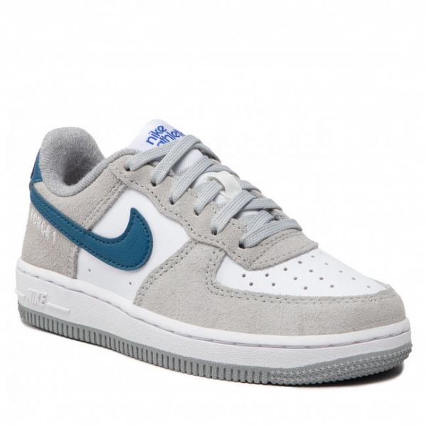 Scarpe NIKE - Force 1 Lv8 (PS) DH9788 001 Lt Smoke Grey/Marina/White Scarpe NIKE - Force 1 Lv8 (PS) DH9788 001 Lt Smoke Grey/Marina/White