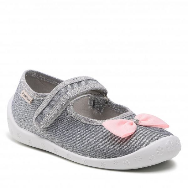 Pantofole FLAMINGO - R011500 Grey/Silver Pantofole FLAMINGO - R011500 Grey/Silver