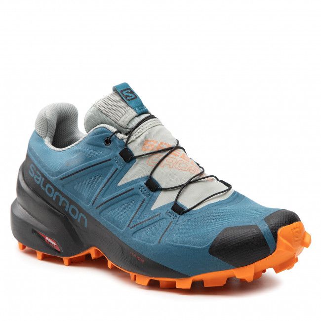 Scarpe Salomon - Speedcross 5 Gtx GORE-TEX 416123 29 V0 Mallard Blue/Wrought Iron/Vibrant Orange