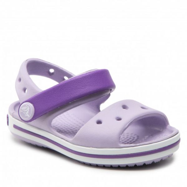 Sandali Crocs - Crocband Sandal Kids 12856 Lavender/Neon Purple Sandali Crocs - Crocband Sandal Kids 12856 Lavender/Neon Purple