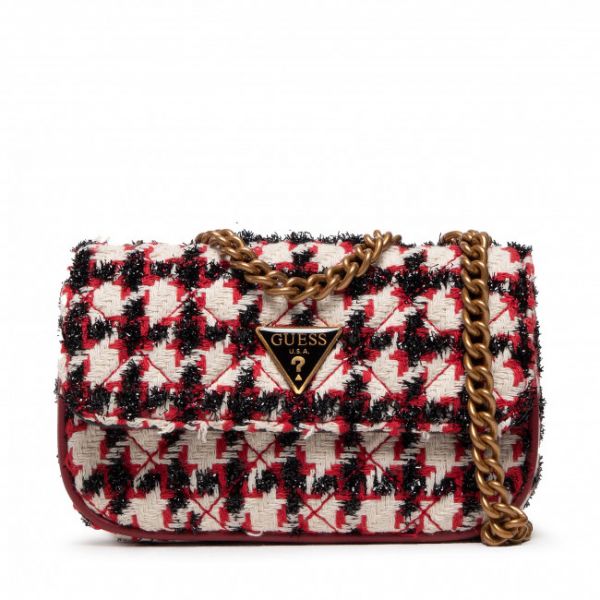 Borsetta Guess - Cessily (RT) Mini Bags HWRT76 79780 RED BLACK Borsetta Guess - Cessily (RT) Mini Bags HWRT76 79780 RED BLACK