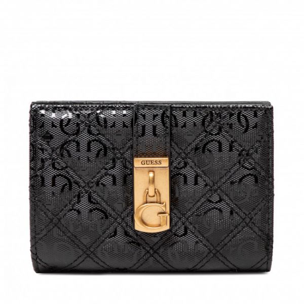 Portafoglio piccolo da donna Guess - Gaia (GB) Slg SWGB86 59670 BLA