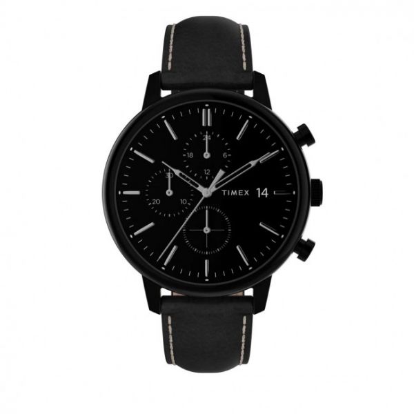 Orologio TIMEX - Chicago Chronograph 45mm TW2U39200 Black/Black