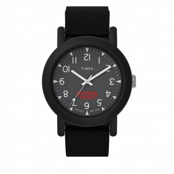 Orologio TIMEX - Camper x Stranger Things TW2V50800 Black