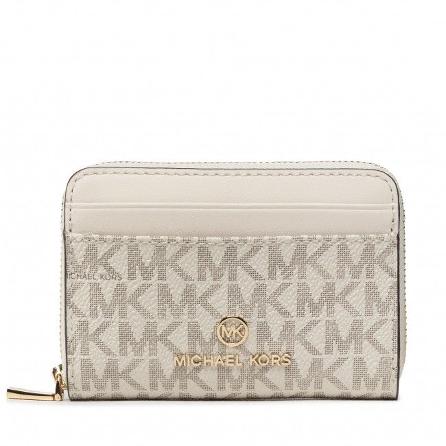 Portafoglio piccolo da donna MICHAEL Michael Kors - Jet Set Charm 34H1GT9Z1B Van/Cream