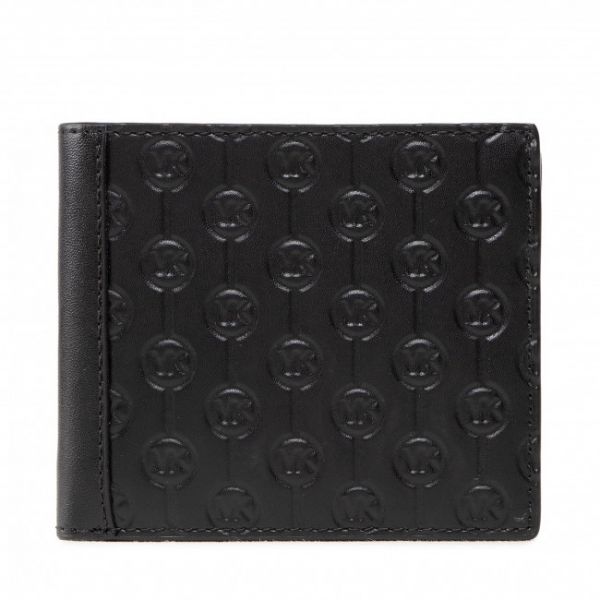 Portafoglio grande da uomo MICHAEL Michael Kors - Hudson 39F2LHDF1L Black