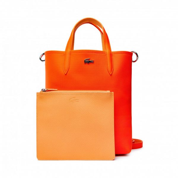 Borsetta Lacoste - Vertical Shopping Bag NF2991AA Flame Pumpkin J19 Borsetta Lacoste - Vertical Shopping Bag NF2991AA Flame Pumpkin J19