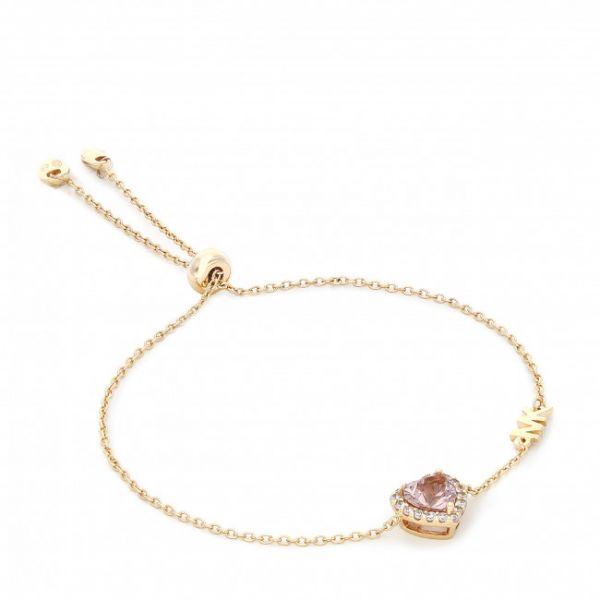 Bracciale Michael Kors - Bril Heart Sldr MKC1518A2791 Rose Glodmorganite Clear Bracciale Michael Kors - Bril Heart Sldr MKC1518A2791 Rose Glodmorganite Clear