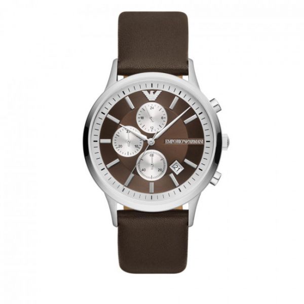 Orologio Emporio Armani - Renato AR11490 Brown/Silver
