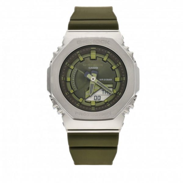 Orologio G-SHOCK - GM-S2100-3AER Green/Silver Orologio G-SHOCK - GM-S2100-3AER Green/Silver