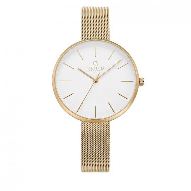 Orologio Obaku - V211LXGIMG Gold/Gold