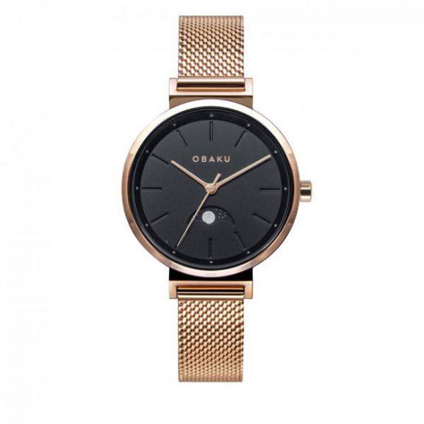 Orologio Obaku - Maane V243LMVBMV Rose Gold Orologio Obaku - Maane V243LMVBMV Rose Gold