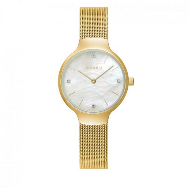Orologio Obaku - V241LXGWMG Gold/Gold Orologio Obaku - V241LXGWMG Gold/Gold