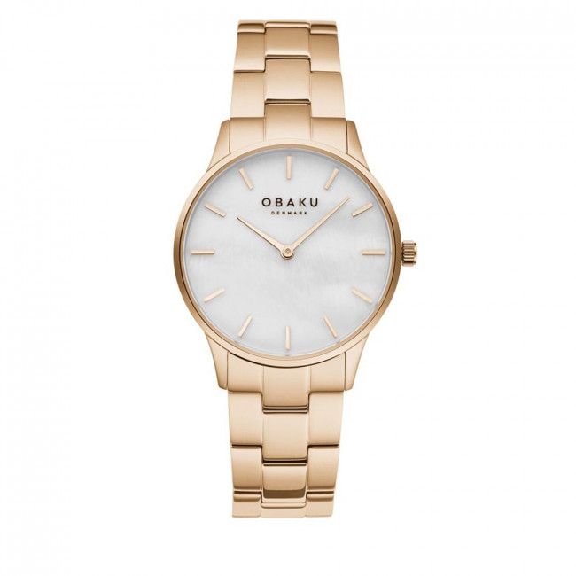 Orologio Obaku - Lyng Lille V247LXVWSV Gold/White