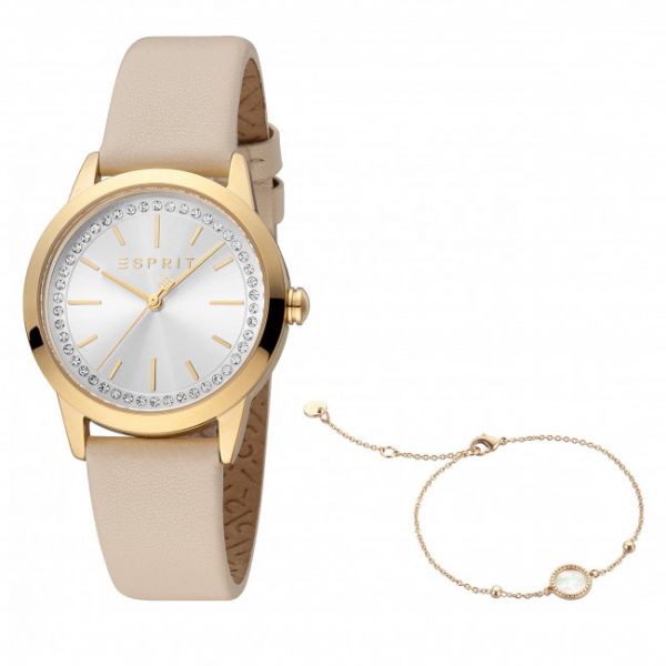 Orologio Esprit - ES1L362L0035 Beige/Gold Orologio Esprit - ES1L362L0035 Beige/Gold