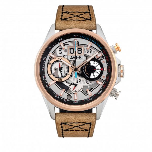 Orologio AVI-8 - Hawker Harrier II AV-4065-02 Beige/White