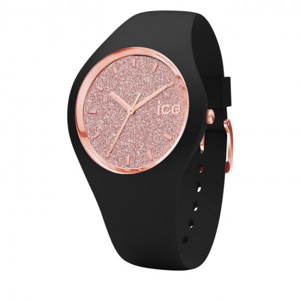 Orologio Ice-Watch - Ice Glitter 001353 M Black/Rose/Gold Orologio Ice-Watch - Ice Glitter 001353 M Black/Rose/Gold