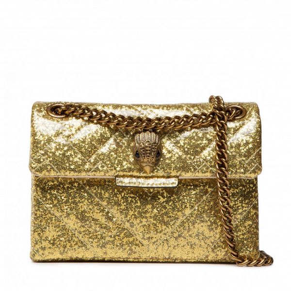Borsetta KURT GEIGER - Gliter Mini Kensington 8664761999 Gold Borsetta KURT GEIGER - Gliter Mini Kensington 8664761999 Gold