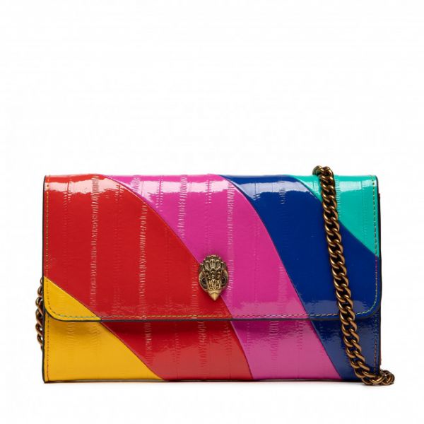 Borsetta KURT GEIGER - K Stripe Chain Wallet 2548355309 Red Comb Borsetta KURT GEIGER - K Stripe Chain Wallet 2548355309 Red Comb