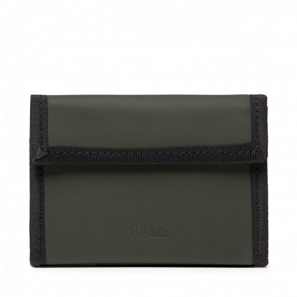Portafoglio grande da uomo Rains - Velcro Wallet 16440 Green Portafoglio grande da uomo Rains - Velcro Wallet 16440 Green