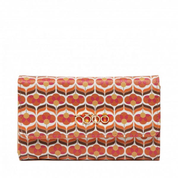 Portafoglio grande da donna NOBO - NPUR-M0041-C003 Multi Pomarańczowy