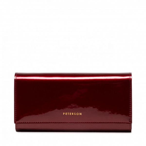 Portafoglio grande da donna PETERSON - BC-467-1417 Red