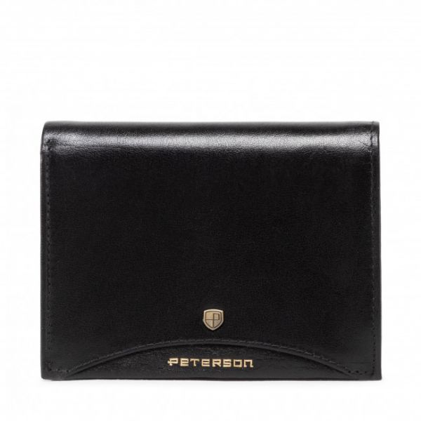 Portafoglio grande da uomo Peterson - PTN-348A-5934 Black