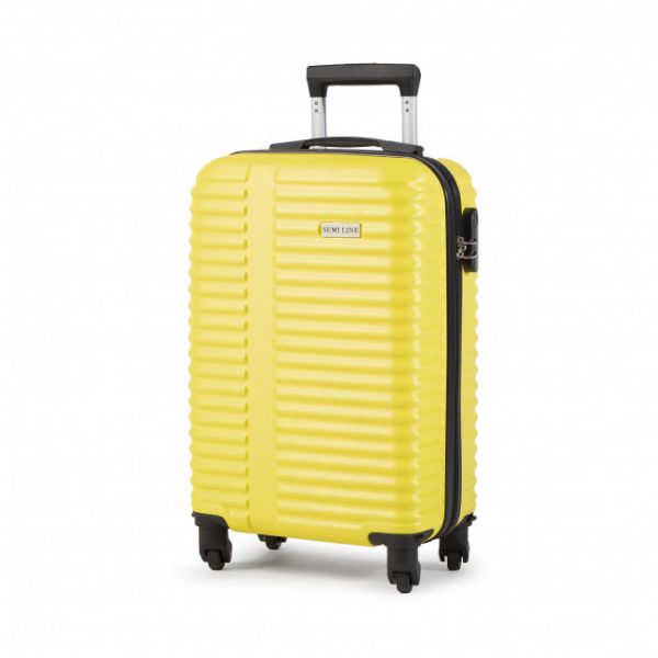 Valigia rigida piccola Semi Line - T5499-2 Giallo Valigia rigida piccola Semi Line - T5499-2 Giallo