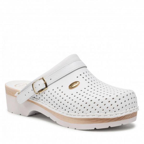 Ciabatte SCHOLL - Clog M20078 1065 White Ciabatte SCHOLL - Clog M20078 1065 White