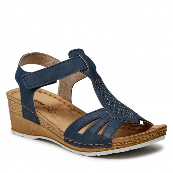 Sandali INBLU - EP053F01 RO Navy Sandali INBLU - EP053F01 RO Navy