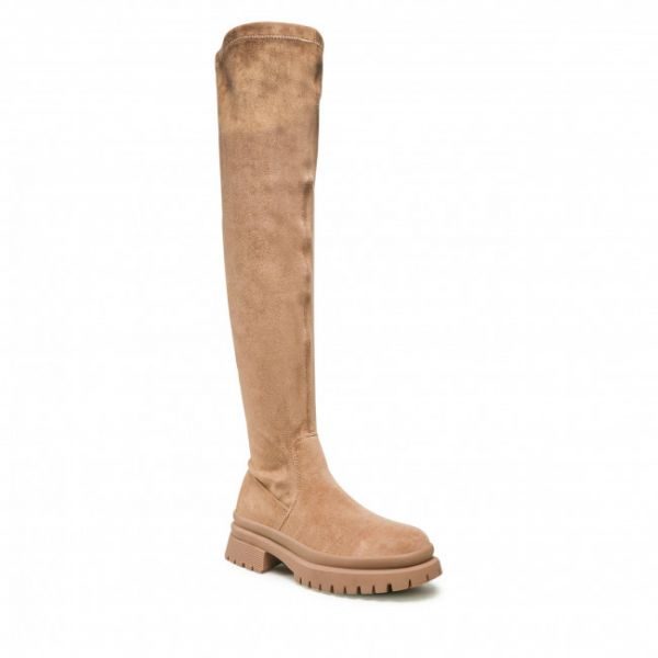 Stivali sopra il ginocchio JENNY FAIRY - WS5795-10 Beige