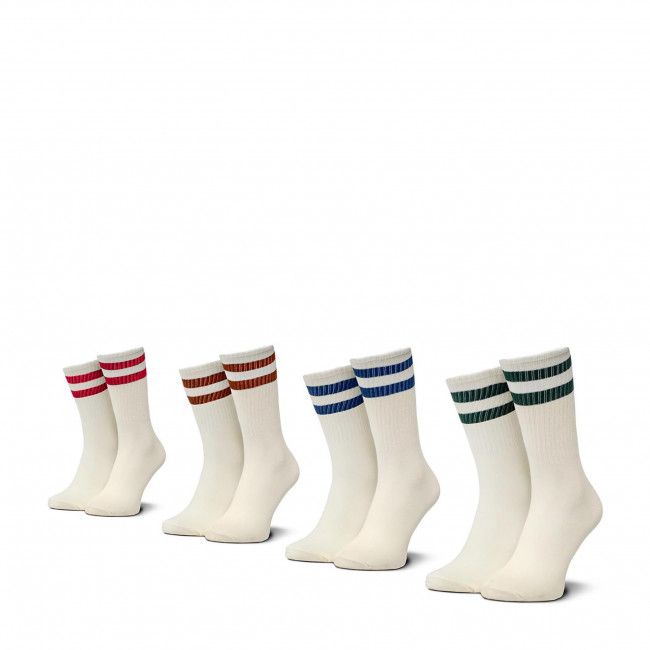 Set di 4 paia di calzini lunghi da uomo SPRANDI - 0MB-002-AW22 White