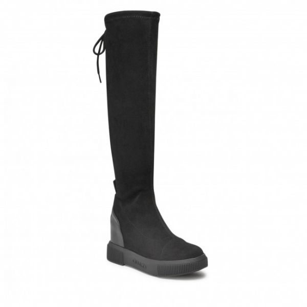Stivali sopra il ginocchio QUAZI - NATTALIE-02 Black Stivali sopra il ginocchio QUAZI - NATTALIE-02 Black