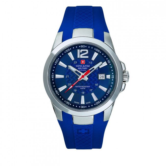 Orologio SWISS ALPINE MILITARY - 7058.1835 Blue/Silver