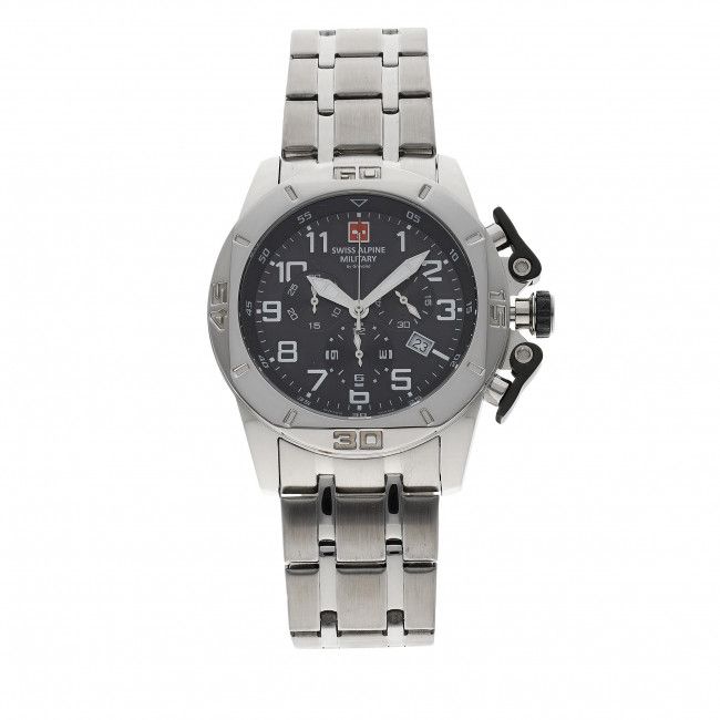 Orologio SWISS ALPINE MILITARY - 7063.9137 Black/Silver/Silver