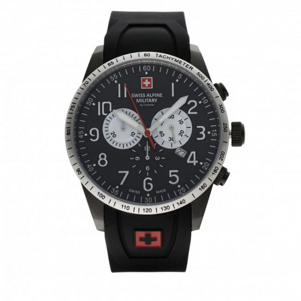 Orologio SWISS ALPINE MILITARY - 7082.9877 Black/Black/Black