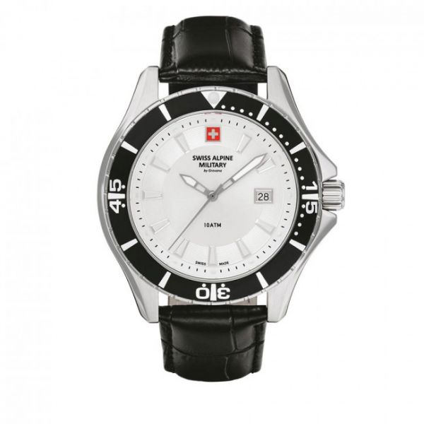 Orologio SWISS ALPINE MILITARY - 7040.1532 Silver/Black