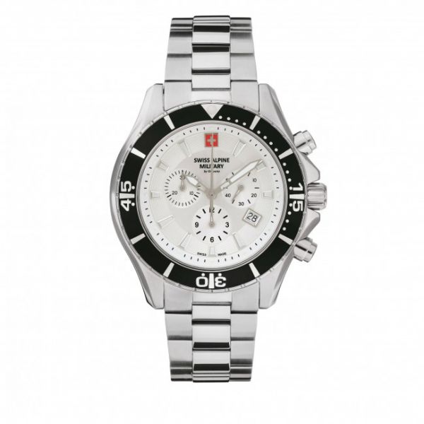 Orologio SWISS ALPINE MILITARY - 7040.9132 Silver/Black