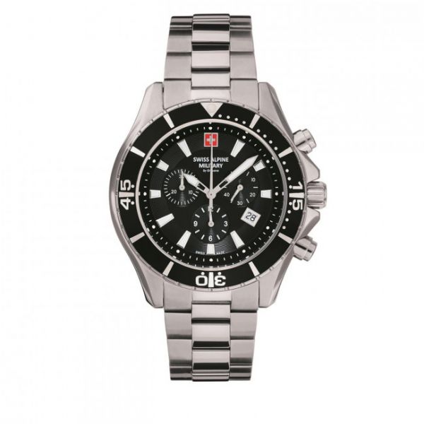 Orologio SWISS ALPINE MILITARY - 7040.9137 Silver/Black