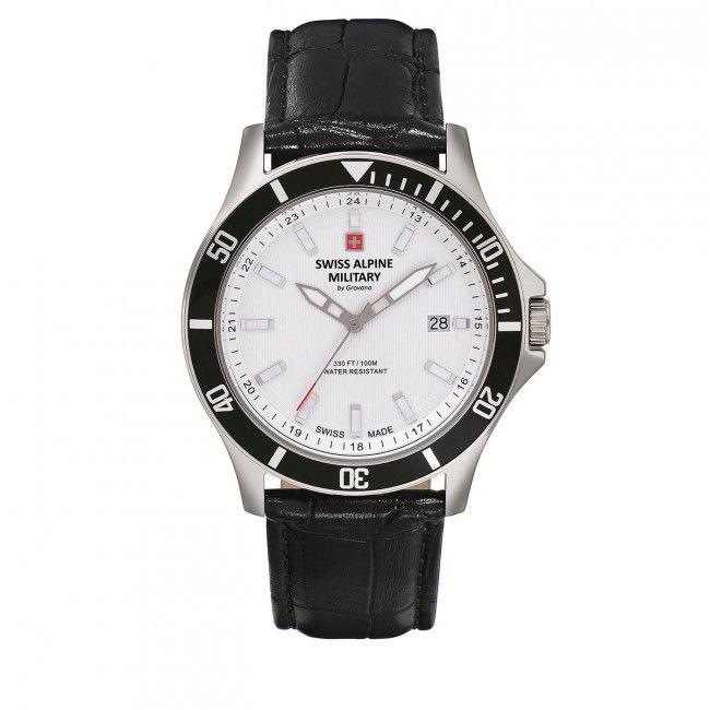 Orologio SWISS ALPINE MILITARY - 7022.1532 Black/White