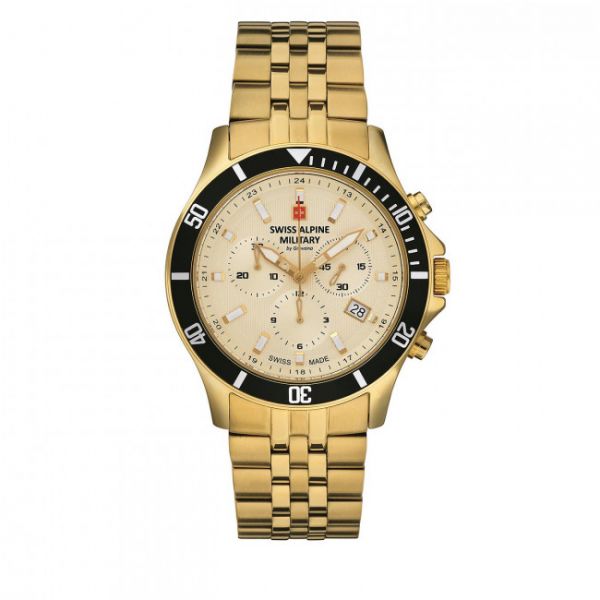 Orologio SWISS ALPINE MILITARY - 7022.9111 Gold