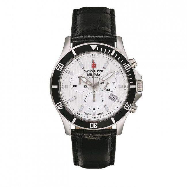 Orologio SWISS ALPINE MILITARY - 7022.9532 Black/White