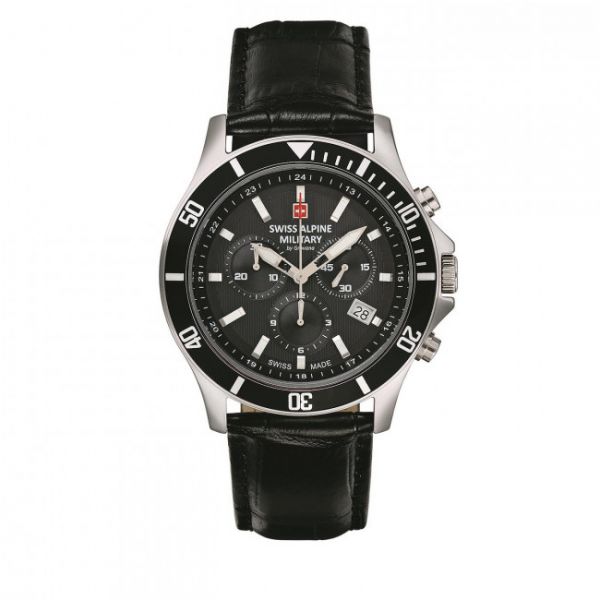 Orologio SWISS ALPINE MILITARY - 7022.9537 Black/Black