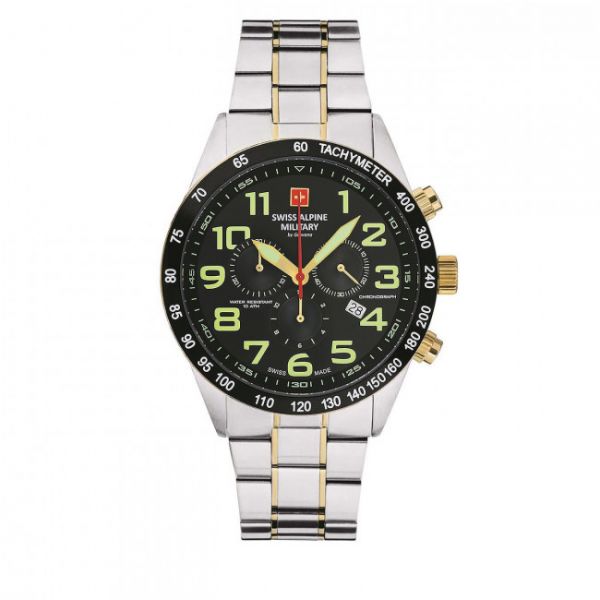 Orologio SWISS ALPINE MILITARY - 7047.9147 Silver/Black