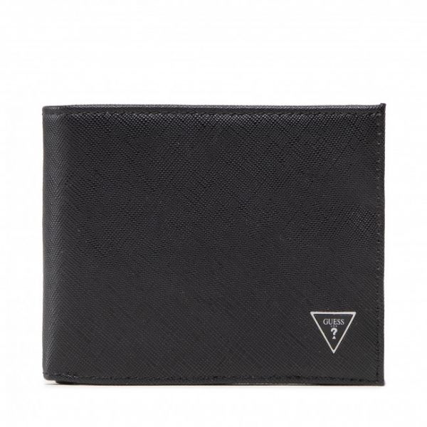 Portafoglio grande da uomo Guess - Certosa Billfold W C.P. SMCRTO LEA20 BLA