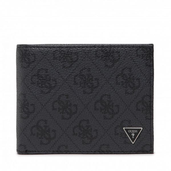 Portafoglio grande da uomo Guess - Vezzola Smart Bifold W Sf W Cp SMEVZLLEA24 BLA